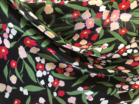 PANEL-  Print on Silk Charmeuse