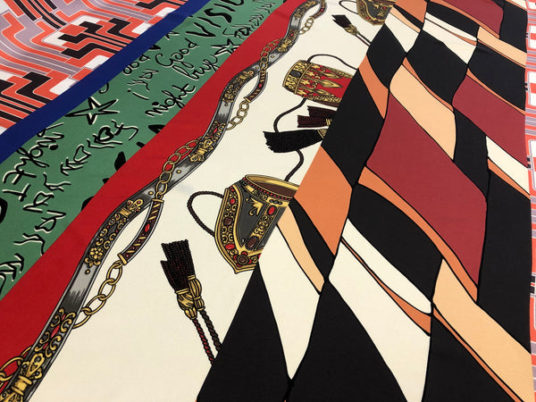 PANEL-  Print  on  Silk Twill