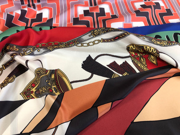 PANEL-  Print  on  Silk Twill