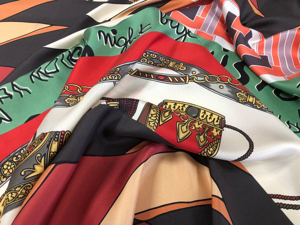 PANEL-  Print  on  Silk Twill