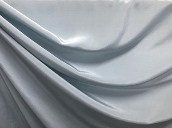 Ice Blue Silk Crepe  de Chine