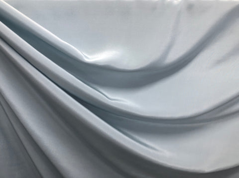 Ice Blue Silk Crepe  de Chine