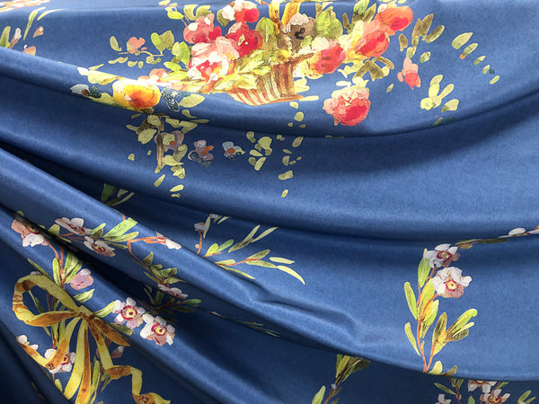 PANEL-  Summer Banquet Print on Silk Crepe de Chine