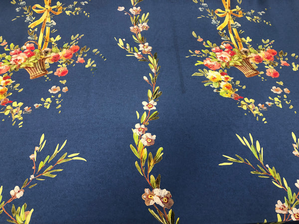 PANEL-  Summer Banquet Print on Silk Crepe de Chine