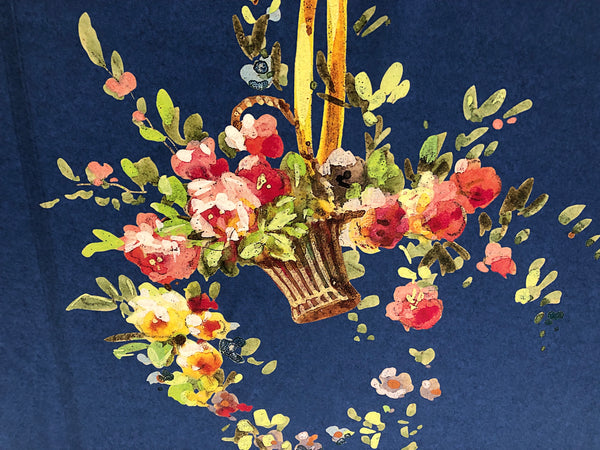 PANEL-  Summer Banquet Print on Silk Crepe de Chine