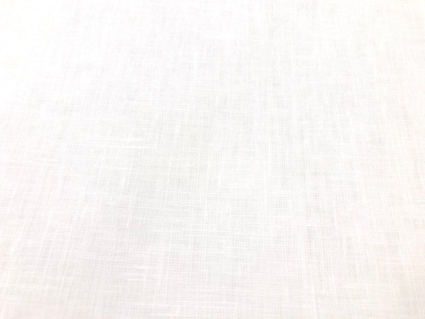 Plain Weave  Linen, White