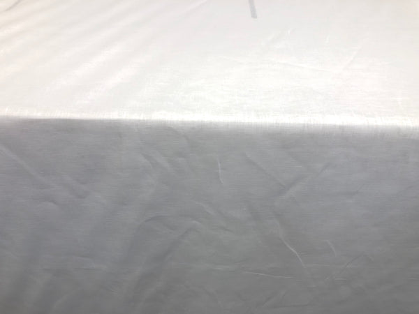 Plain Weave  Linen, White