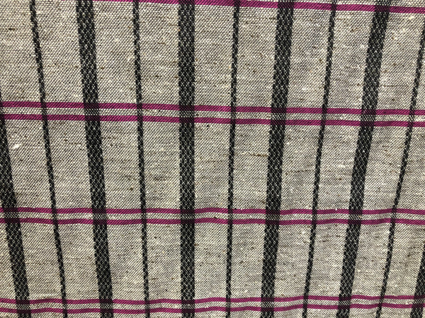 Check Silk Blend Jacquard, Pink