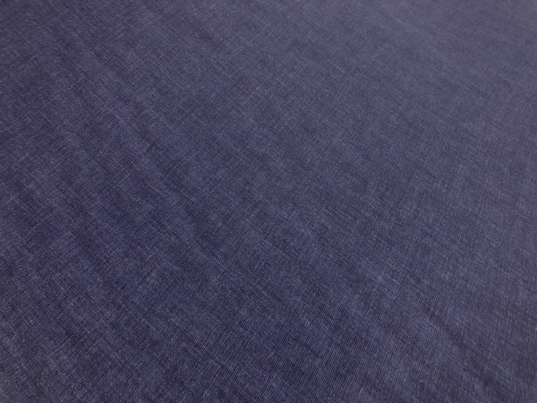 Plain Weave  Linen, Navy