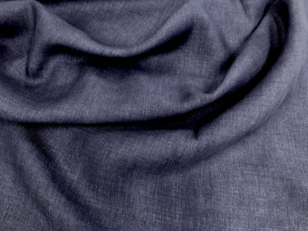 Plain Weave  Linen, Navy