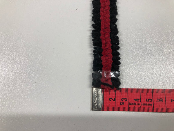 Black & Red  Braid Trim