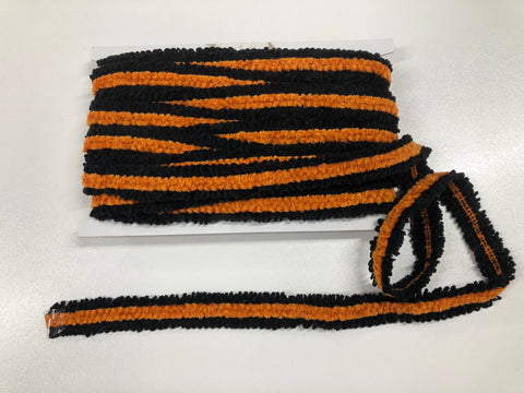 Black & Orange Braid Trim