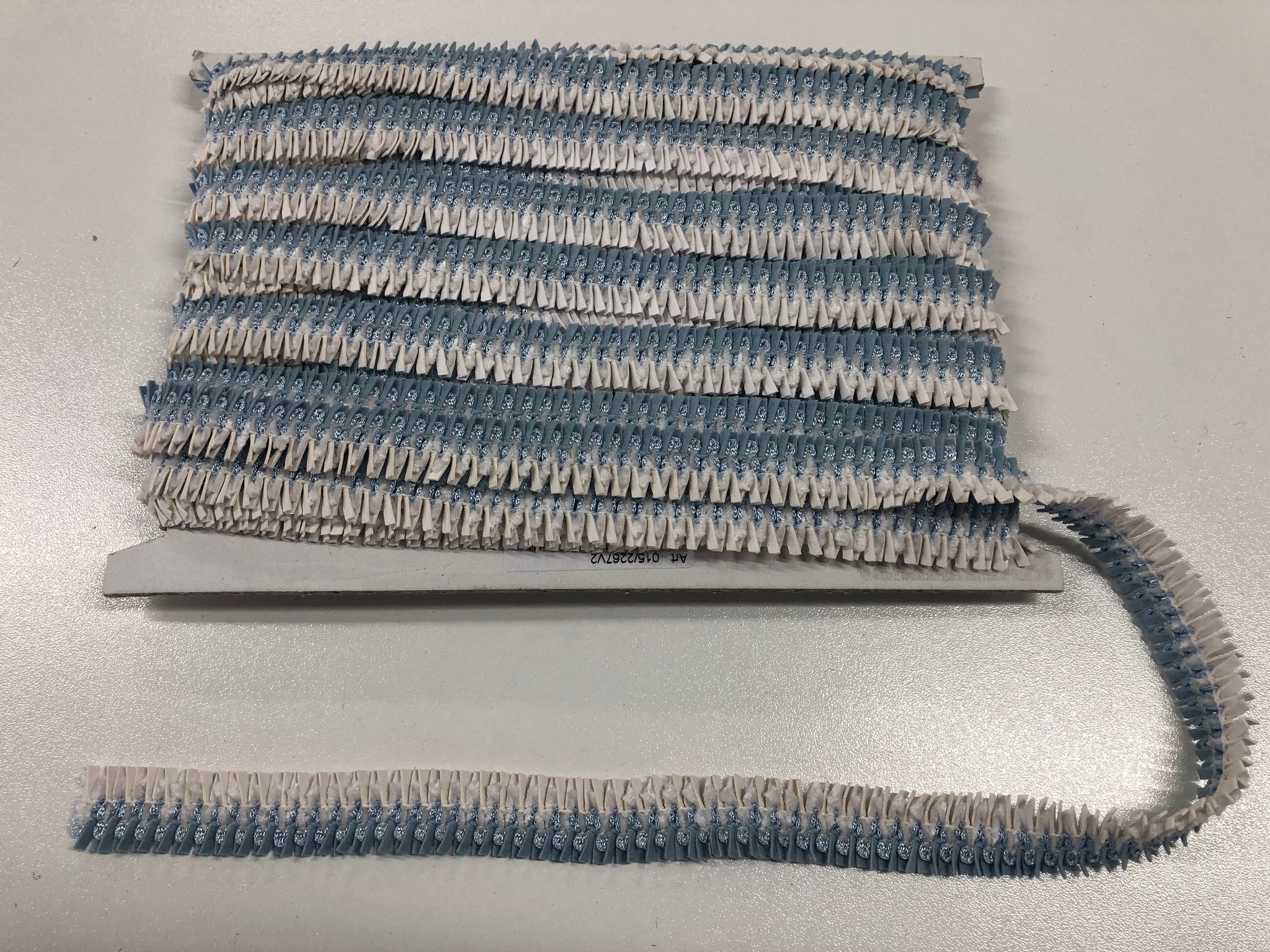 Blue & White Braid Trim