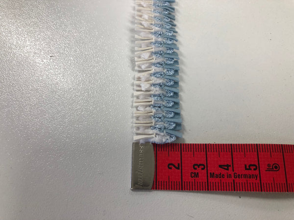 Blue & White Braid Trim
