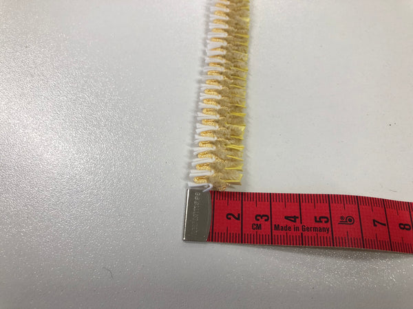 Yellow & White Braid Trim