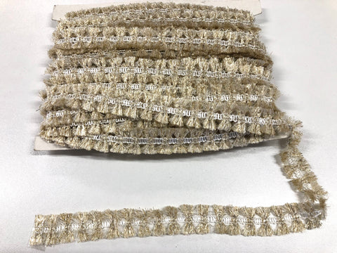 Braid Trim, White, Beige & Gold