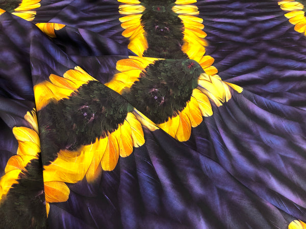 Sunfeathers Print on Heavy Viscose