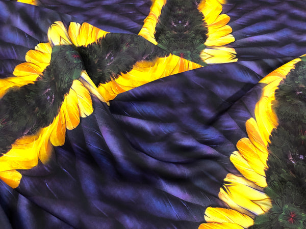 Sunfeathers Print on Heavy Viscose