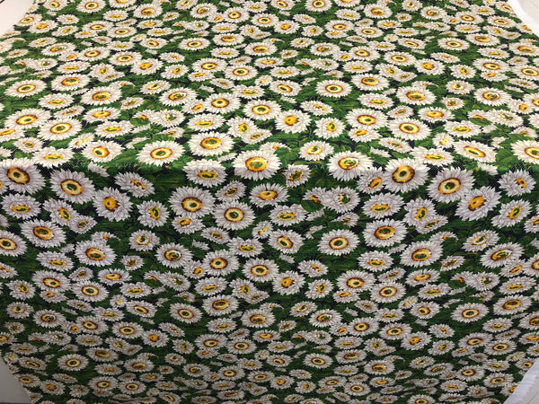 Sunflowers Print on Cotton