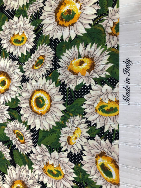 Sunflowers Print on Cotton