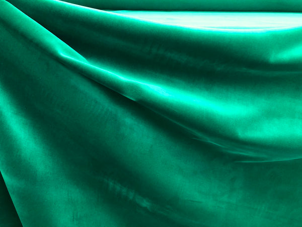 Emerald Cotton Velvet