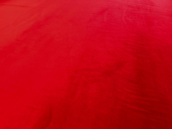 True Red Stretch Cotton Velvet