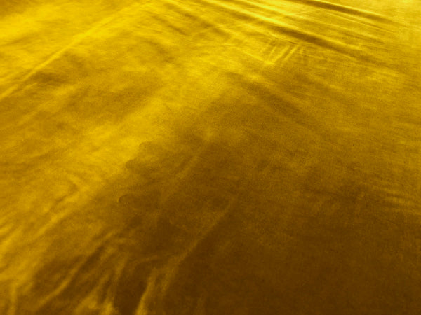 Old Gold Stretch Cotton Velvet