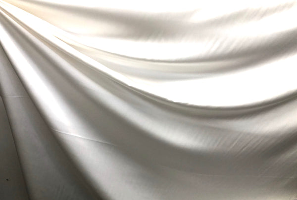 Off White Silk Satin