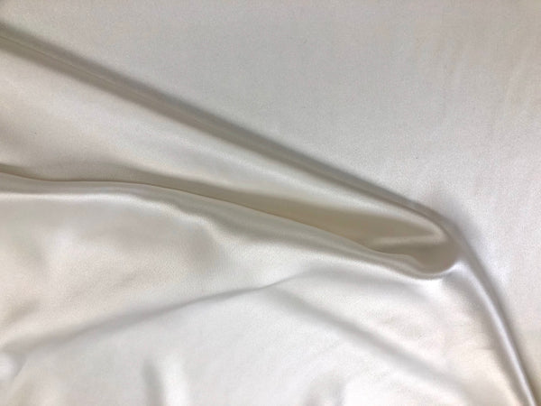 Off White Silk Satin
