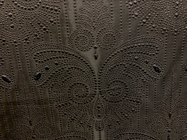 Black Lurex on Black Jacquard