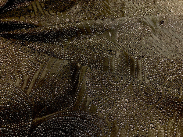 Black Lurex on Black Jacquard