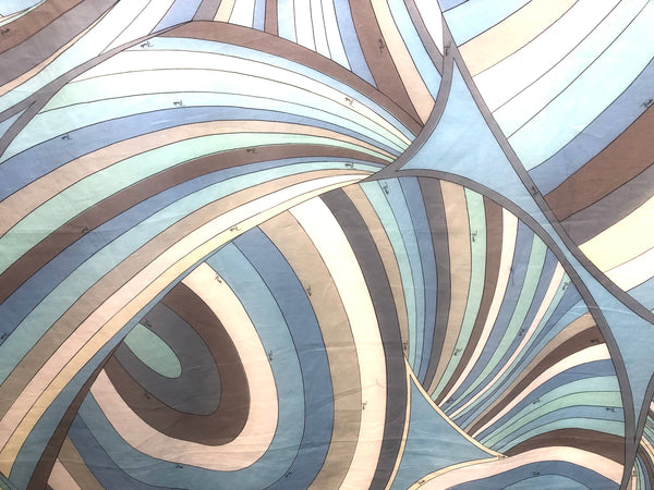 Time Travel Print on Cotton Voile