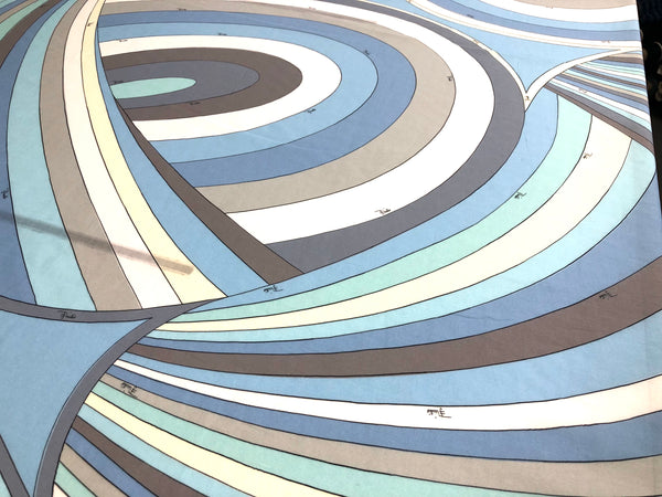 Time Travel Print on Cotton Voile