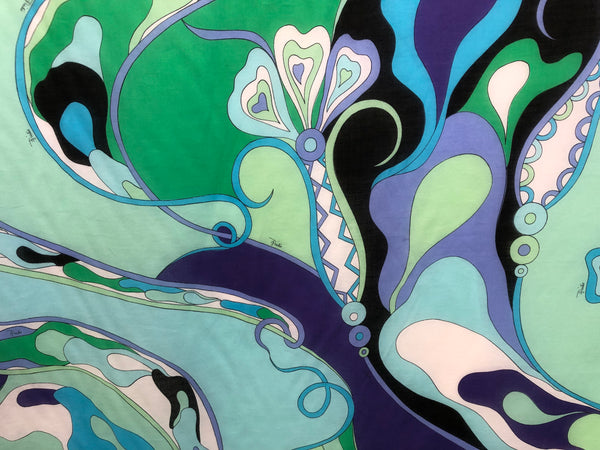 Floral Fantasy Print on Cotton Voile