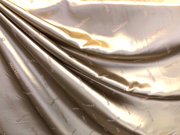 Max Mara Satin Lining,Gold