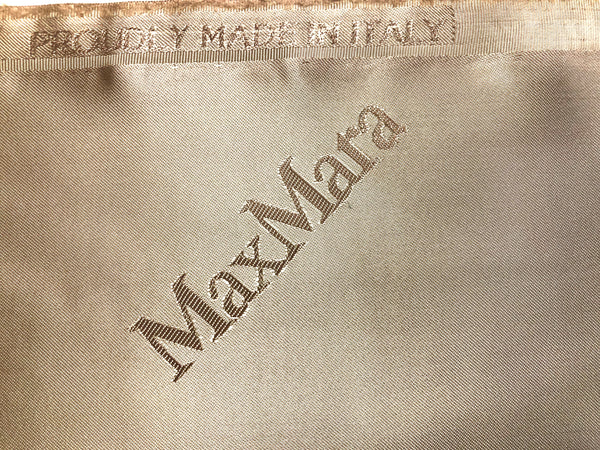 Max Mara Satin Lining,Gold