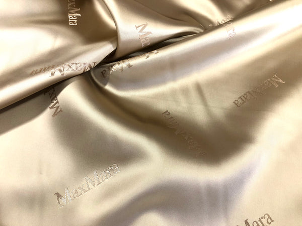Max Mara Satin Lining,Gold