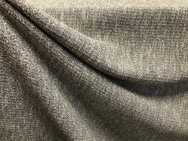 Grey,White & Lurex Heavy Tweed Suiting