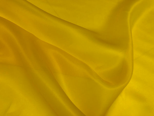 LAST PIECE: 2.4 mt Satin Organza,Yellow