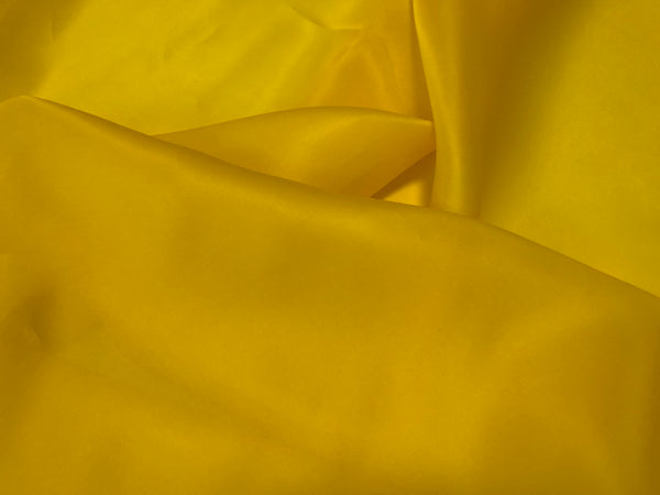 LAST PIECE: 2.4 mt Satin Organza,Yellow