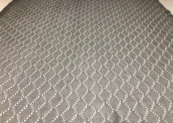 Silver Metal Knit