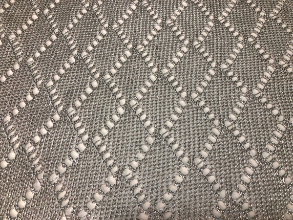 Silver Metal Knit