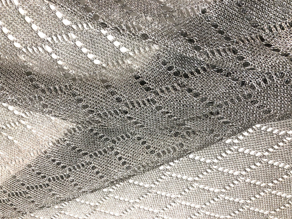 Silver Metal Knit