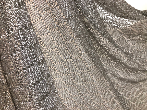 Silver Metal Knit