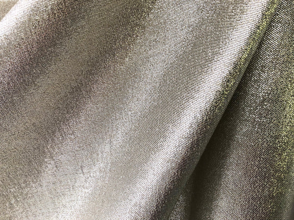Silver & Gold Twill Lamè