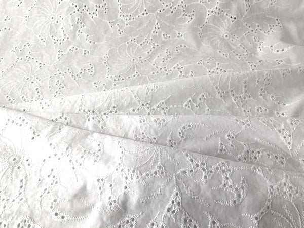 Broider Anglaise, White