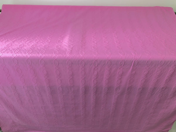 Embroidered Poplin, Pink