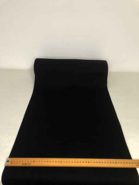 Circular Rib Knit, Black