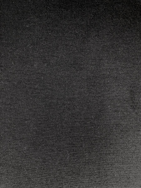 Circular Rib Knit, Black