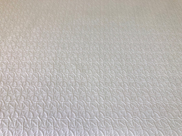 LAST PIECE: 0.85 MT Jacquard Suiting, Off White